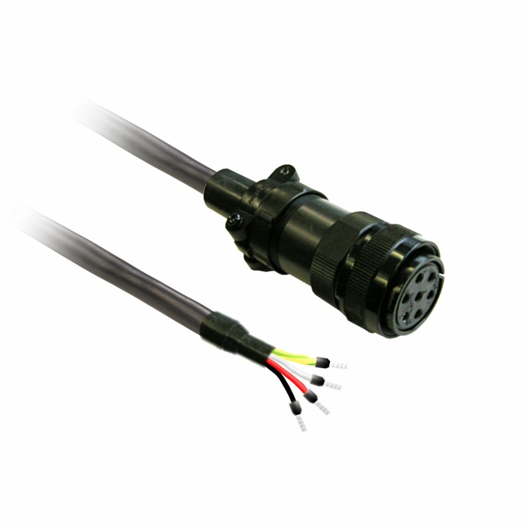 CABO DE POTENCIA PARA SERVO MOTOR, 5 METROS VW3M5D2AR50