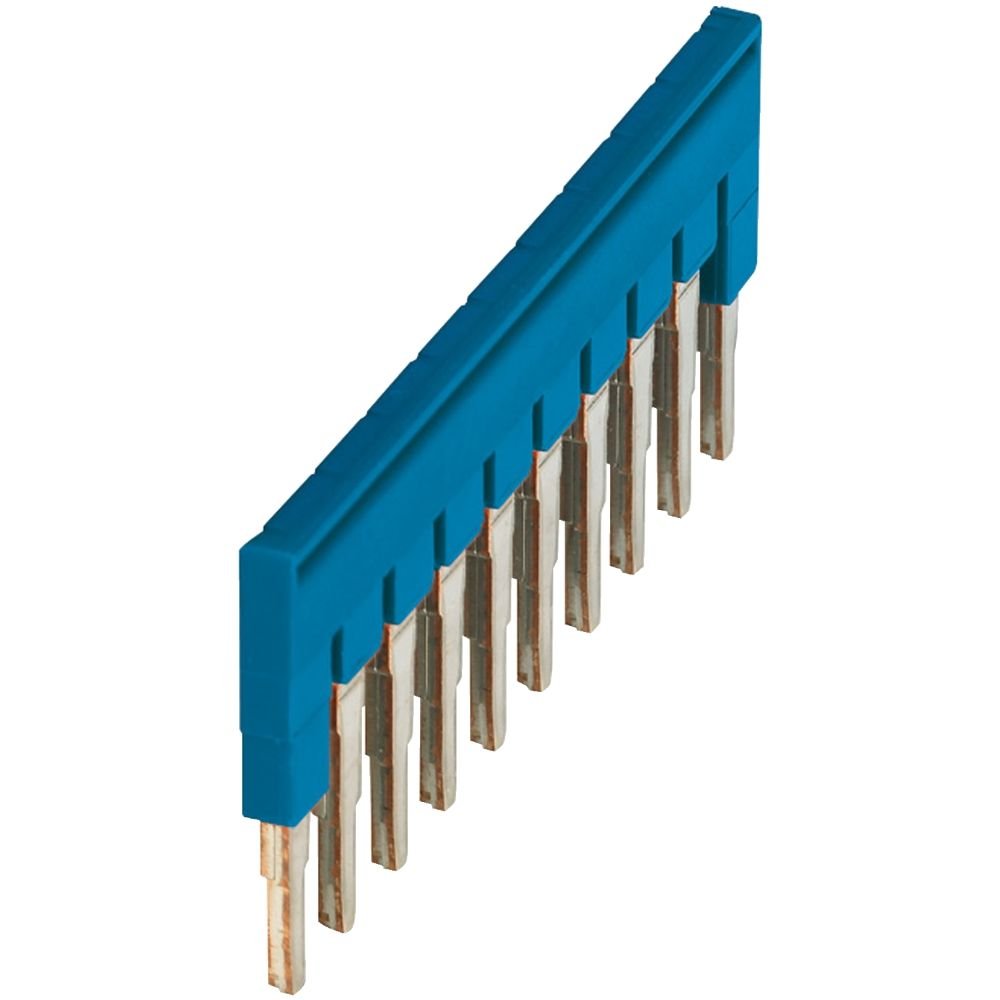 BARRA DE LIGAÇÃO PARA 10 PONTOS 4MM2 AZUL