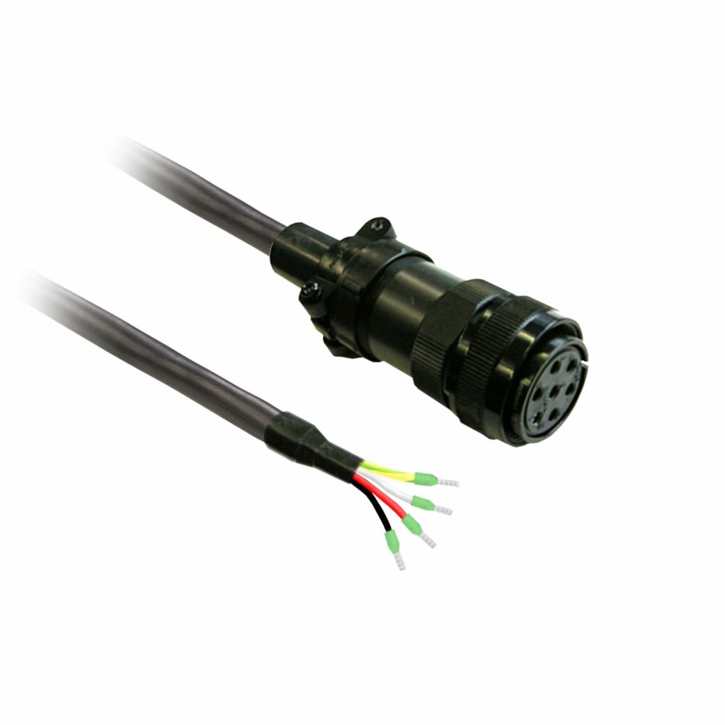 CABO DE POTENCIA PARA SERVO MOTOR, 3 METROS VW3M5D6AR30