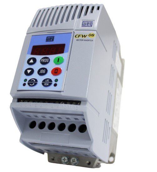 INVERSOR  DE FREQUÊNCIA MONOFÁSICO 0.37KW 2.6A 200/240V 50/60HZ CFW080026S2024PSZ 10413493