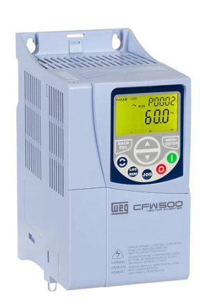 INVERSOR DE FREQUÊNCIA TRIFÁSICO 5,5KW 10A 380/480V 50/60HZ CFW500B10P0T4DB20G2