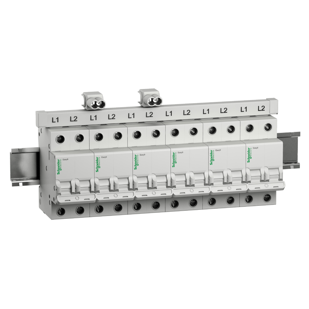 BARRAMENTO FASE (PENTE DE CONEXAO) 2P 80A 57 POLOS EZ9X33257