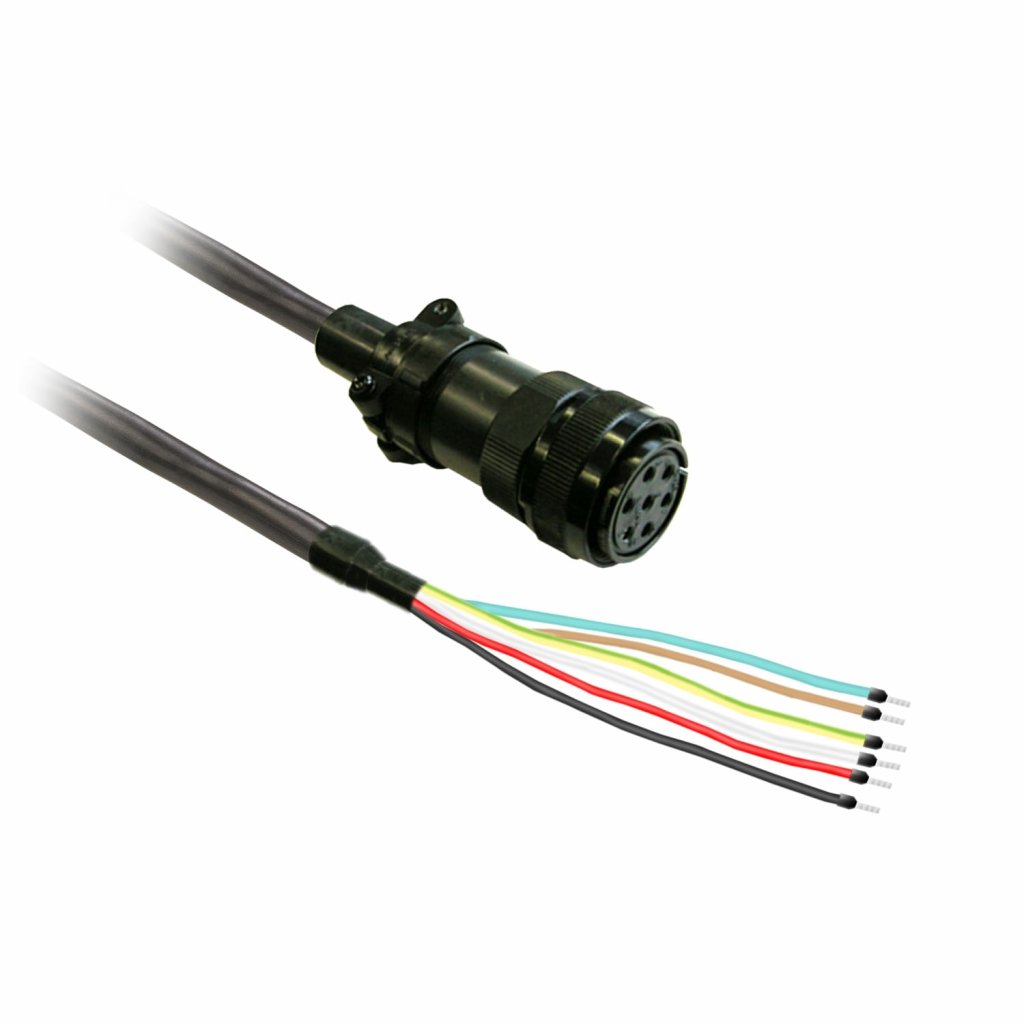 CABO DE POTENCIA PARA SERVO MOTOR, 5 METROS VW3M5D2FR50