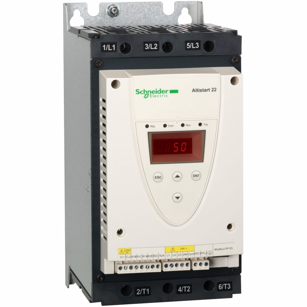 SOFT STARTER TRIFÁSICO 30KW 62A 230V 50/60HZ ATS22D62Q