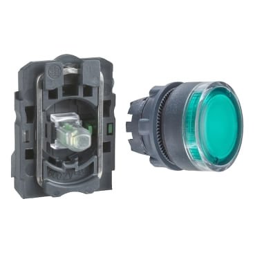 BOTAO 22MM PLASTICO LUMINOSO LED 24VCA C - XB5AW33B1