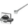 ACIONAMENTO GIRATÓRIO DO ACOPLAMENTO DA PORTA COMPLETO, PRETO, PARA 3VL PARA  8UC62626BD22
