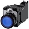 BOTAO PLA ILU 24VDC/VCA MOLA 1NA+1NF AZ 3SU11020AB503FA0