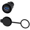 CONEXÃO USB, 22MM, PLÁSTICO, PRETO 3SU19000GA100AA0