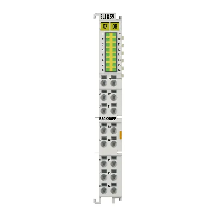 MODULO TERMINAL ETHERCAT ENTRADA/SAIDA DIGITAL 8DI/8DO 24VCC 0,5A EL1859