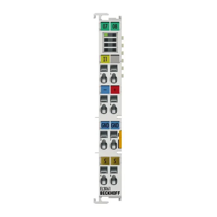 MODULO TERMINAL ETHERCAT ENTRADA ANALOGICA DE 1AI 0/10V 12 BITS EXTREMIDADE UNICA EL3061