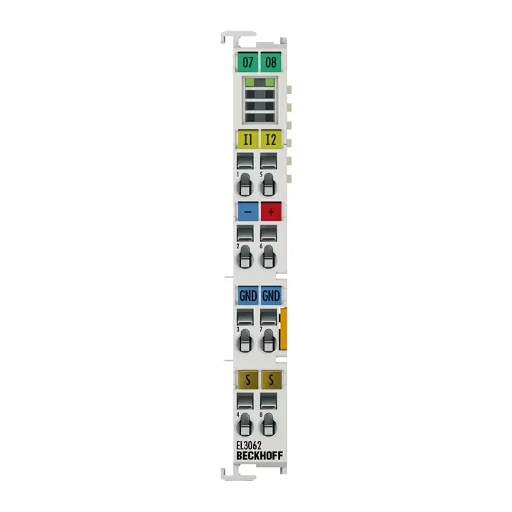 MODULO TERMINAL ETHERCAT ENTRADA ANALOGICA 2AI 0/10V 12 BITS EXTREMIDADE UNICA EL3062