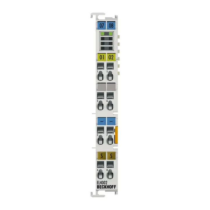 MODULO TERMINAL ETHERCAT SAIDA ANALOGICA 2AO TENSAO 0/10V 12 BITS EL4002