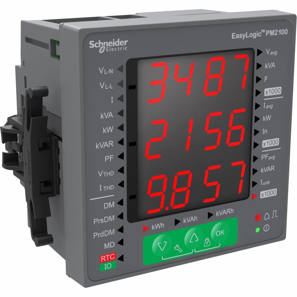 MULTIMEDIDOR DIGITAL 12 DIGITOS 48-277VCA/CC 50/60HZ METSEPM2110