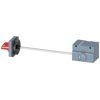 ACIONAMENTO ROTATIVO DE PAREDE LATERAL PARADA DE EMERGÊNCIA IEC IP65 ACESSÓRI 3VA92570PK15