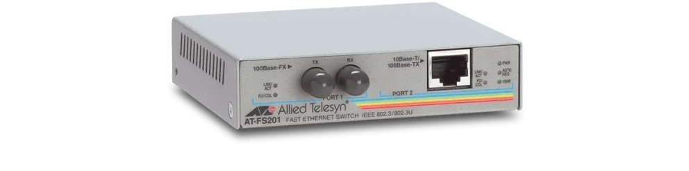 FAST ETHERNET TO FIBER MEDIA AND RATE CONVERTER FS201