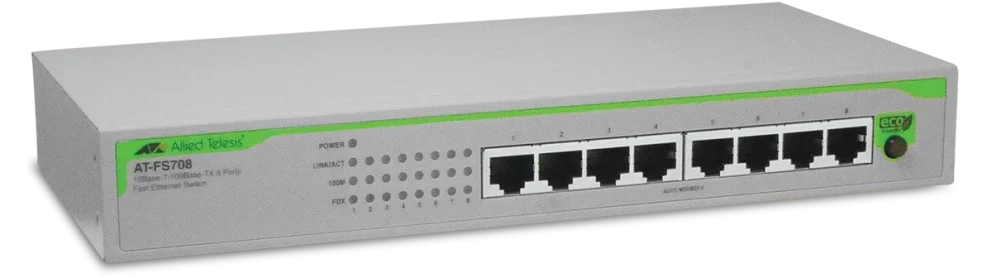 UNMANAGED ETHERNET SWITCH FS708