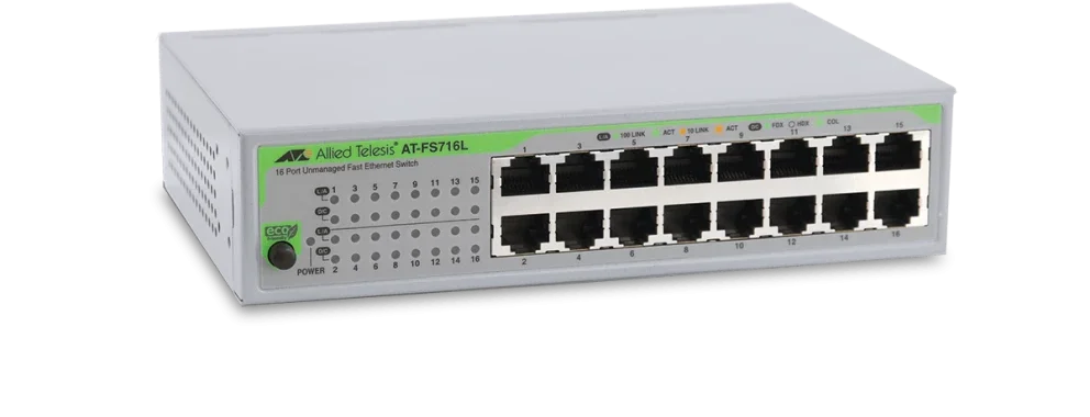 FAST ETHERNET SWITCH 10/100TX X 8 PORTS UNMANAGED ATFS716L