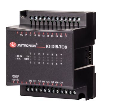 MODULO EXPANSAO ENTRADA/SAIDA DIGITAL TRANSISTOR 24VCC IODI8TO8