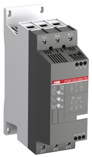 SOFT STARTER TRIFÁSICO 55KW 105A 100/250V PSR10560070 1SFA896115R7000