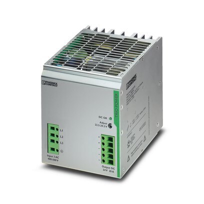 FONTE DE ALIMENTAÇÃO TRIFÁSICO E-400-500VCA S-24VCC TRIO POWER TRIOPS3AC24DC20 2866394