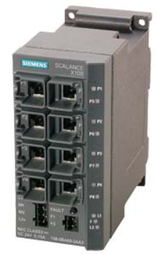 SWITCH NAO GERENCIÁVEL 8XRJ45 10/100MBITS SCALANCE X108 6GK51080BA002AA3