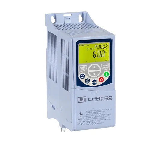 INVERSOR DE FREQUÊNCIA TRIFÁSICO 0.8KW 2,6A 380/480V 50/60HZ 11575847 CFW500A02P6T4NB20C2 11575847