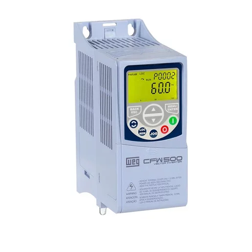 INVERSOR DE FREQUÊNCIA TRIFÁSICO 1,1KW 2,6A 380/480V 50/60HZ CFW500A02P6T4NB20 11575809