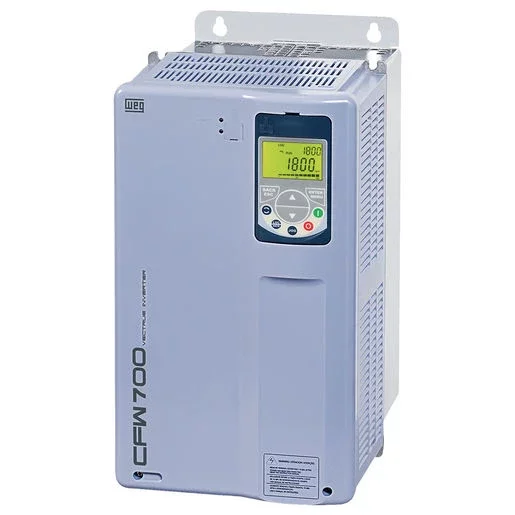 INVERSOR DE FREQUÊNCIA TRIFÁSICO 16.8KW 45A 380/480V 50/60HZ CFW700C45P0T4DB20 11312480