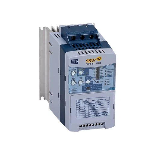 CHAVE DE PARTIDA SUAVE TRIFÁSICO 11KW 24A 94/264VCA 50/60HZ 10194171 SSW070024T5SZ