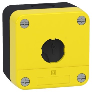 BOTOEIRA PLASTICA VAZIA 1 FURO Ø22MM AM IP65 XALB01YC